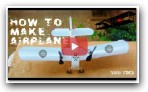 how to make home airplane with rc motors (crazy creaction)