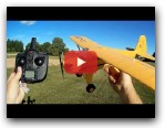 WLToys XK A160 Skylark Flying Model Piper Cub Flight Test Review