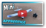 BIG!!! Beginner RC trainer airplane (mini apprentice s) review