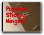 Make RC Airplane Hinges from Popsicles
