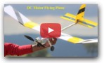 DIY DC motor Airplane - How to make a Airplane Using 775 DC motor
