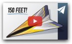 How to Fold a Paper Airplane that Flies REALLY Far (150 feet)!