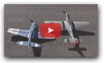Homemade RC Plane (Mustang) crashes on take-off