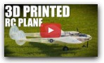3D Printed Airplane - P 38 Lightning