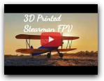 PT-17 Boeing Stearman 3D Printed FPV