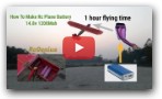 How To Make Rc Plane in 18650 Battery 14.8v 1200Mah