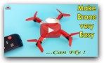 How to make a Remote Control Helicopter Drone at Home | 100% fly