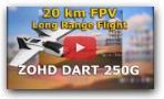 ZOHD Dart 250G 20km fpv Long Range flying wing qczek lrs