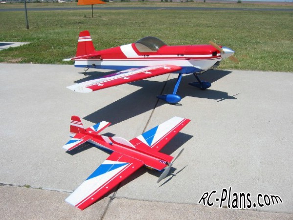 Free plans for rc flying wing 3D Foamy CAP 232