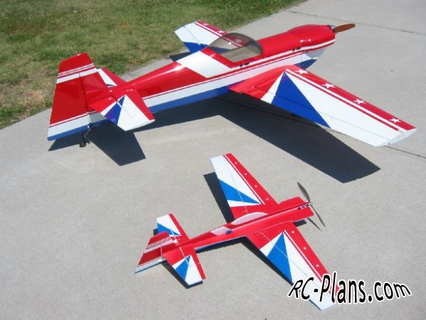 Free plans for rc flying wing 3D Foamy CAP 232