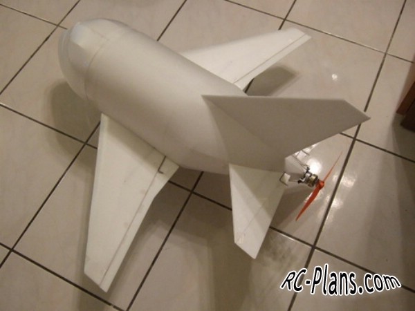free plans rc airplane Cartoon Boeing 737 from foam