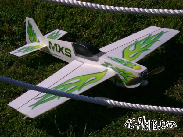 free rc plane plans download PDF - homemade rc airplane MXS