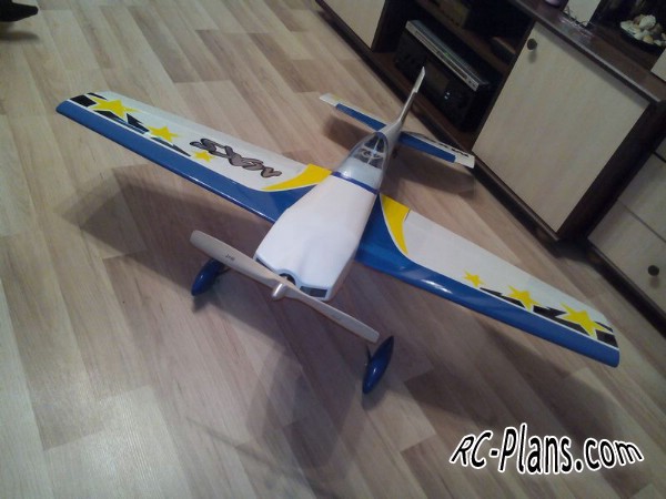 Free plans for rc airplane MXS 30 EP
