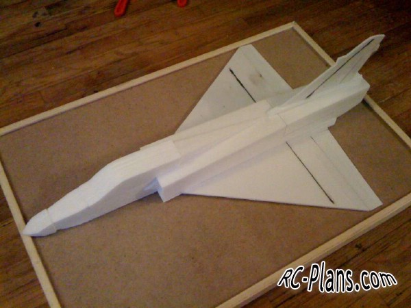 Free plans for balsa 3d rc airplane Mirage 2000