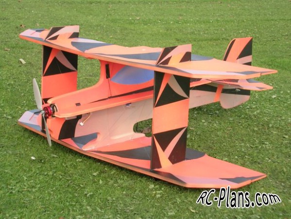 Free plans for rc airplane Monster Tensor 3D