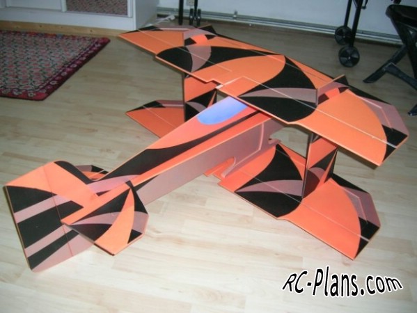 Free plans for rc airplane Monster Tensor 3D