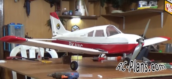 Free plans for rc airplane Piper-Cherokee