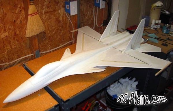Free plans for rc airplane Su-37 Super Flanker Park Jet