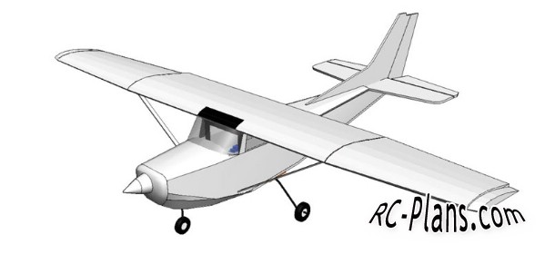 Free plans for rc airplane Cessna 172