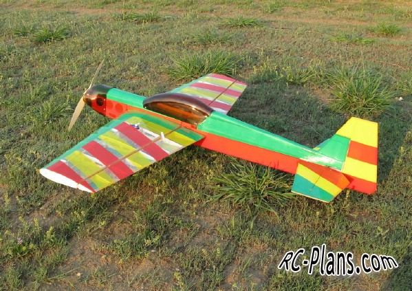 Free plans for rc airplane Easy Traner 3D