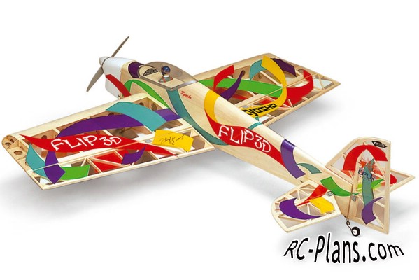 free plans rc airplane flip 3d