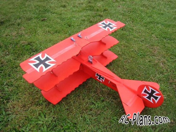 Free plans for rc airplane Foker Dr1