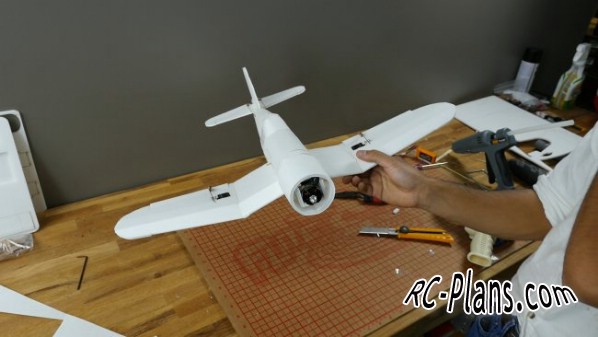 free plans rc airplane FT Mighty Mini Corsair