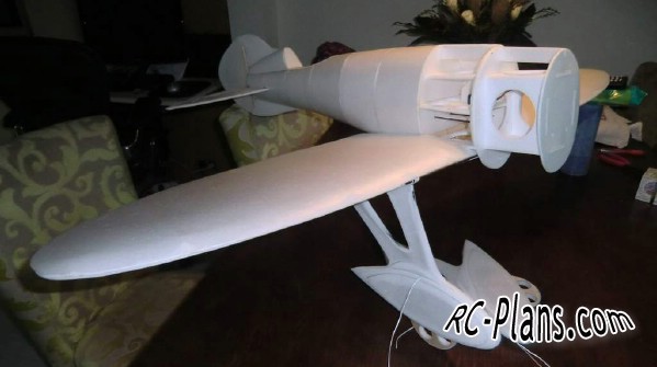Free plans for 3D printed rc airplane Gee Bee R3