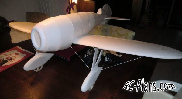 Free plans for 3D printed rc airplane Gee Bee R3