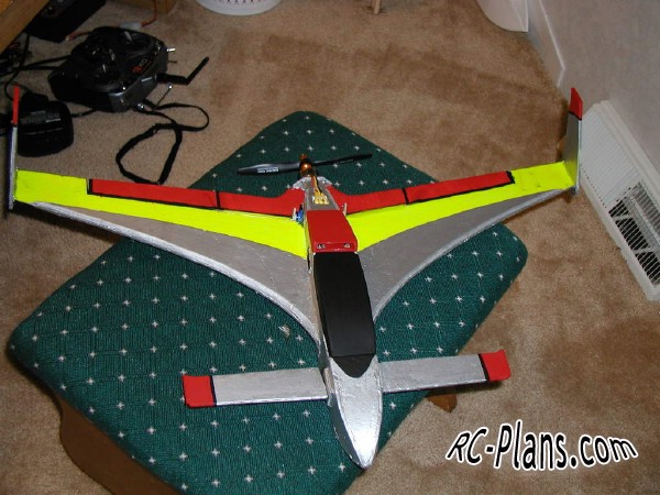 Free plans for rc flying wing Hyper EZ