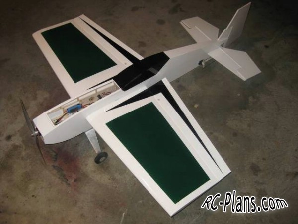 Free plans for balsa rc 3d airplane KX2 45