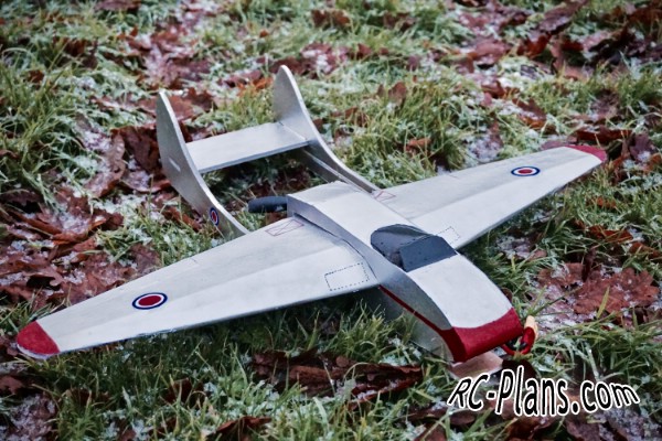 Free plans for easy foam rc airplane Mini Vampire