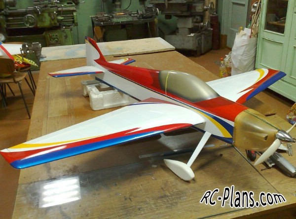 Balsa homemade F3A rc airplane Opus F3A