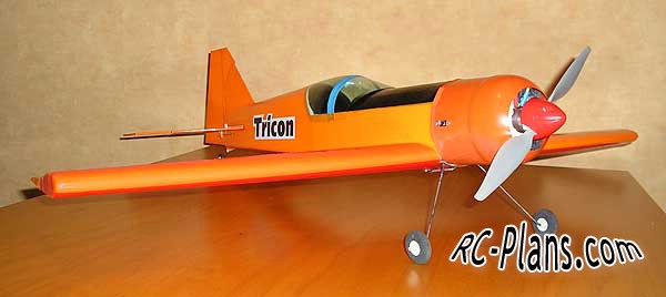 Free plans for foam rc airplane Tricon