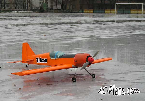Free plans for foam rc airplane Tricon