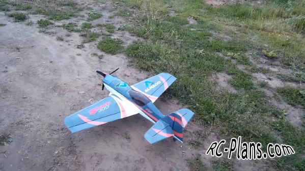 Free plans for rc airplane Sbach 300