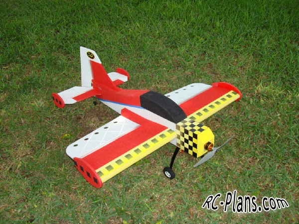 Free plans for foam rc 3D airplane S.W.A.T.