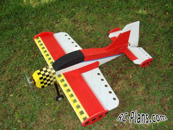 Free plans for foam rc 3D airplane S.W.A.T.