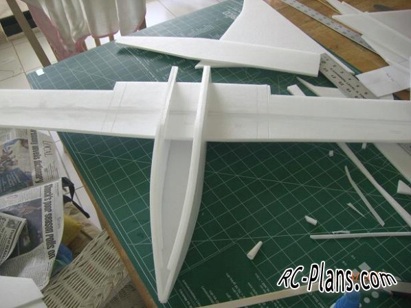 Plans foamed rc airplane Twinax