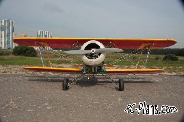 Free plans for rc biplane Waco UPF-7