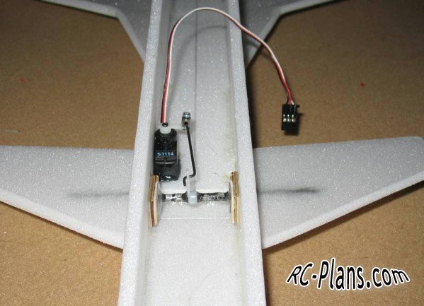 Free plans for foam rc airplane X-42 Deltastorm