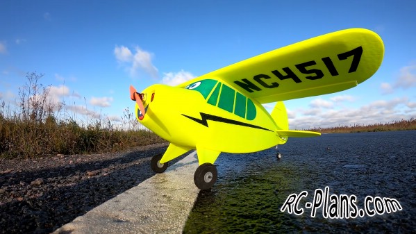 free rc plane plans pdf download - rc airplane Cartoon Piper Cub