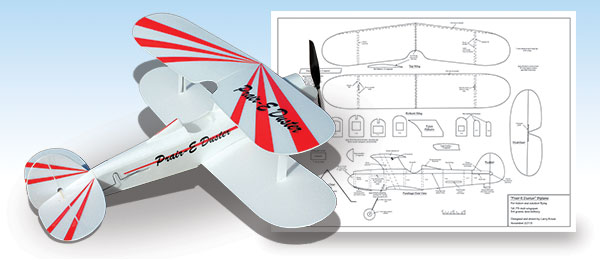 free rc plane plans pdf download - rc biplane Prair E-Duster