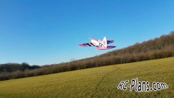 free rc plane plans pdf download - rc airplane Spitty Dogfighter