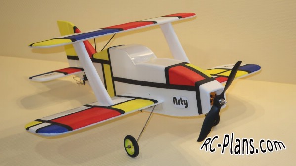 free rc plane plans pdf download - rc biplane Arty