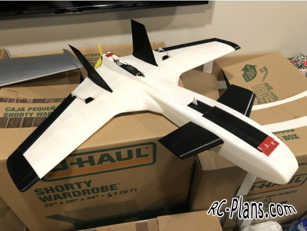 free 3d printed rc plane files - rc airplane Dart-1