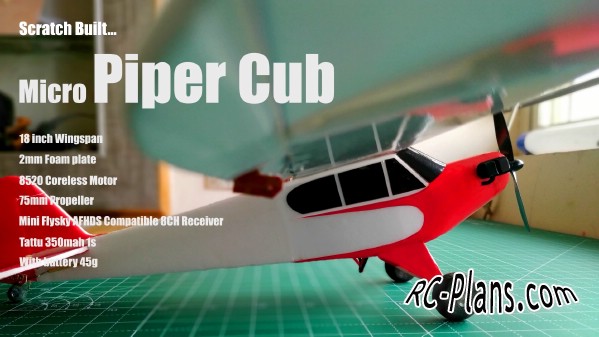free rc plane plans pdf download - rc airplane Piper Cub Micro