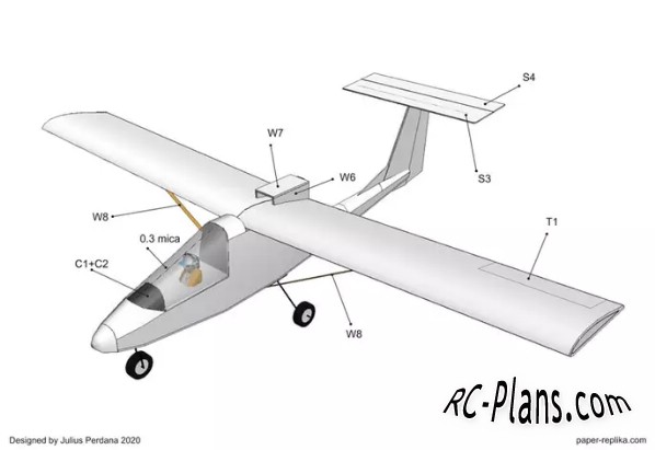 free rc plane plans pdf download - rc airplane Sky Arrow