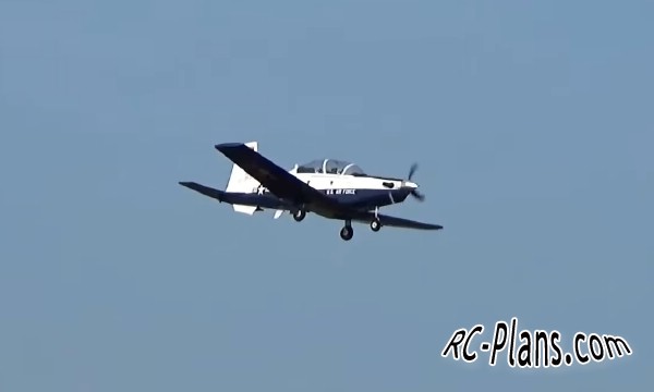 free rc plane plans pdf download - rc airplane T-6A Texan II