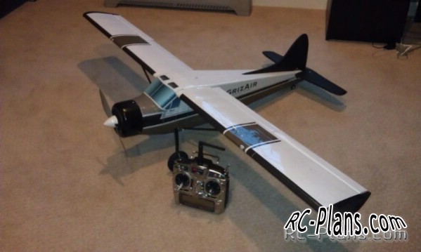 Plans rc model Beaver DHC-2 parkflyer